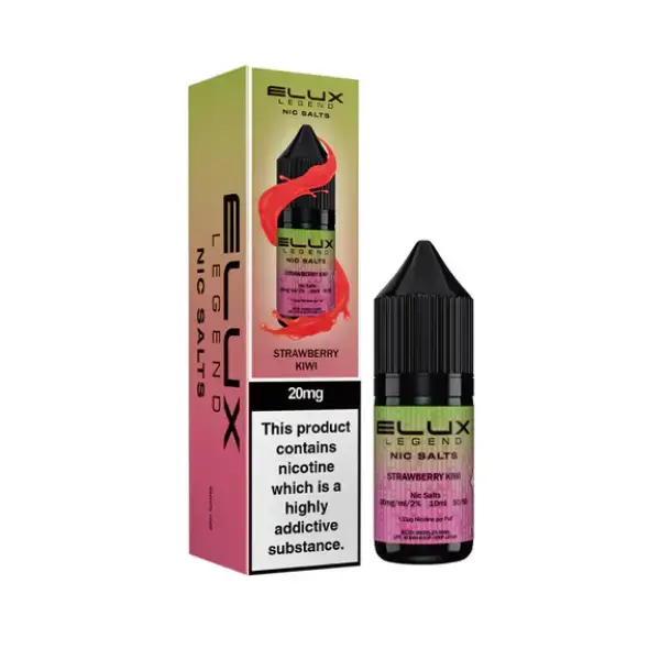 Strawberry Kiwi 10ml Nic Salt E-Liquid by Elux Legend