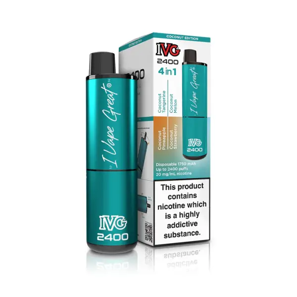 IVG 2400 Bar 4 in 1 Disposable Vape Kit