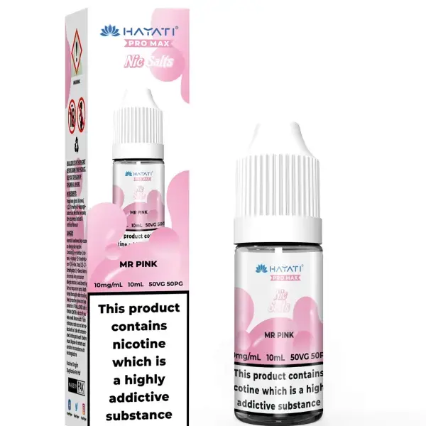Mr Pink Nic Salt E-Liquid by Hayati Crystal Pro Max 10ml