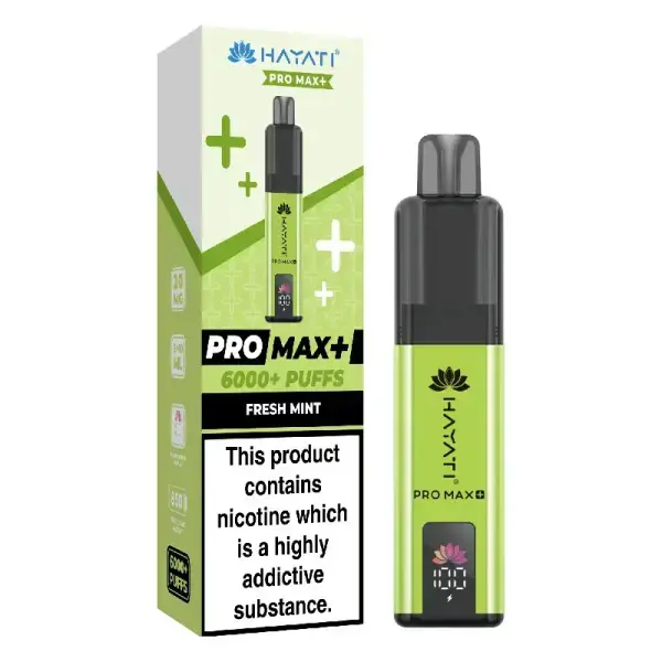 Hayati Pro Max Plus 6K Disposable Vape 20mg