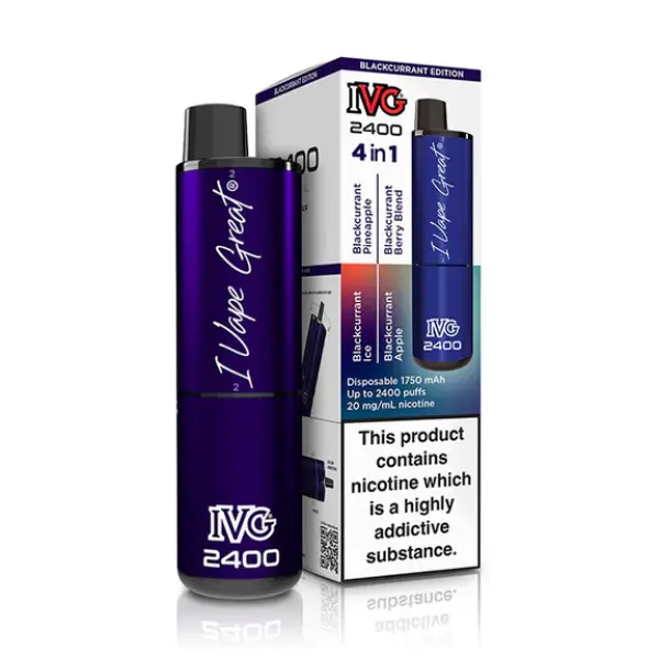 IVG 2400 Bar 4 in 1 Disposable Vape Kit