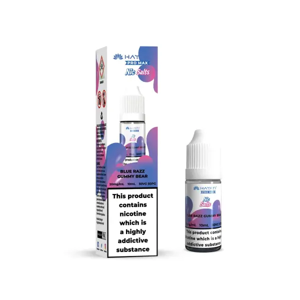Blue Razz Gummy Bear Nic Salt E-Liquid by Hayati Crystal Pro Max 10ml