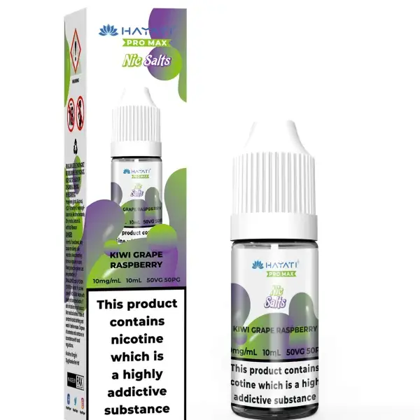 Kiwi Grape Raspberry Nic Salt E-Liquid by Hayati Crystal Pro Max 10ml