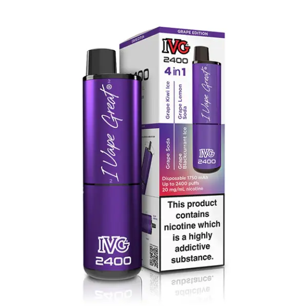 IVG 2400 Bar 4 in 1 Disposable Vape Kit
