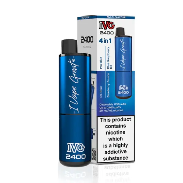IVG 2400 Bar 4 in 1 Disposable Vape Kit