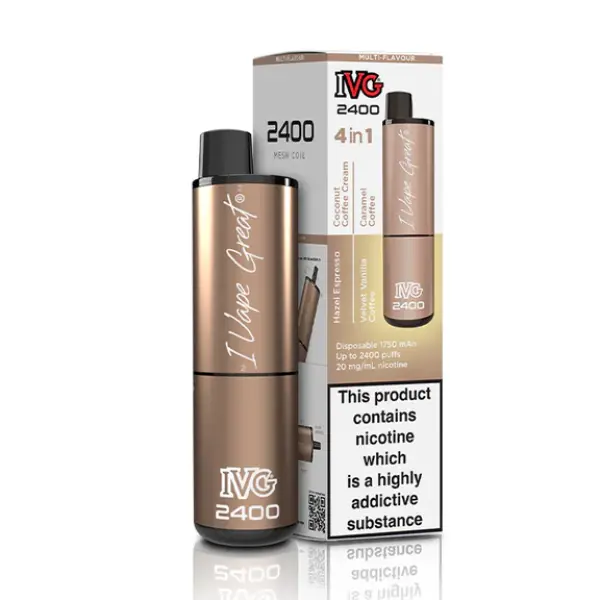 IVG 2400 Bar 4 in 1 Disposable Vape Kit