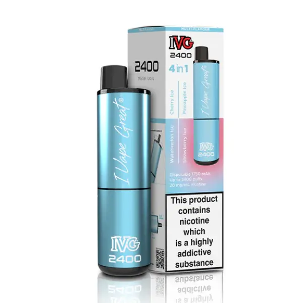 IVG 2400 Bar 4 in 1 Disposable Vape Kit