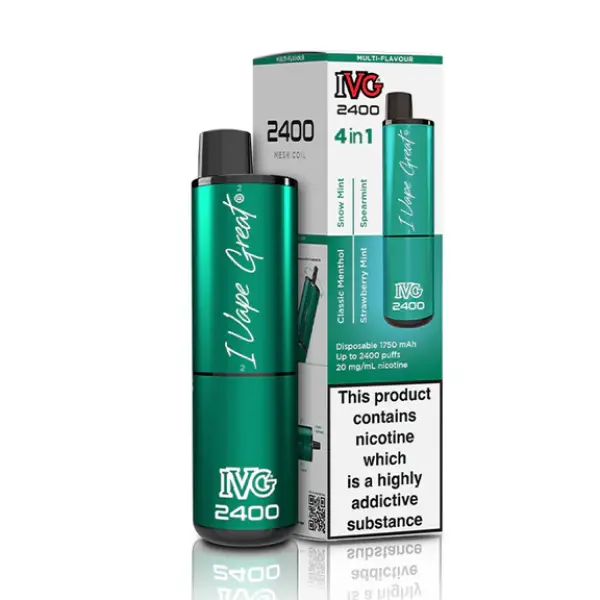 IVG 2400 Bar 4 in 1 Disposable Vape Kit