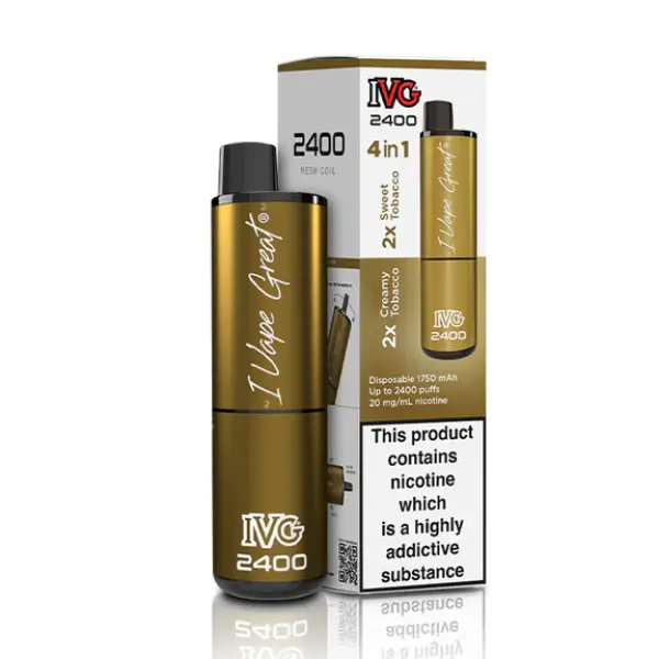 IVG 2400 Bar 4 in 1 Disposable Vape Kit