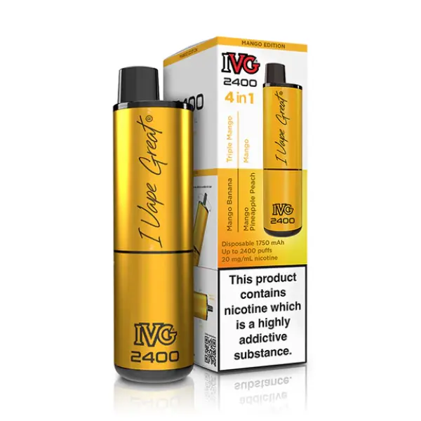 IVG 2400 Bar 4 in 1 Disposable Vape Kit