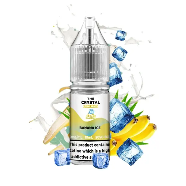 The Crystal Pro Max Nic Salts – Banana Ice – 10ml