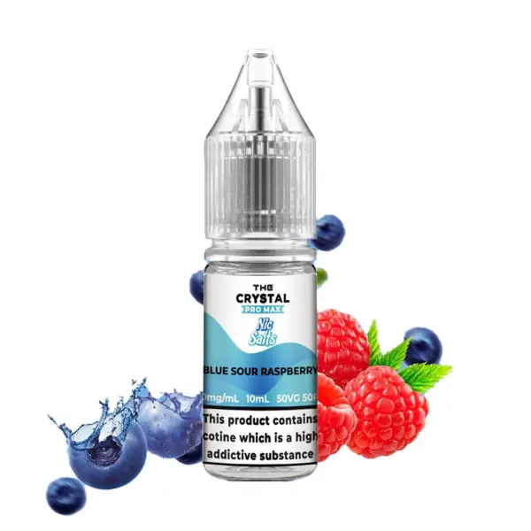 The Crystal Pro Max Nic Salts – Blue Sour Raspberry – 10ml